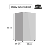 SZAFKA GLOSSY CUBE 50 SZARA