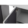 SZAFKA GLOSSY 120 SZARA
