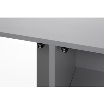 SZAFKA GLOSSY 80 SZARA
