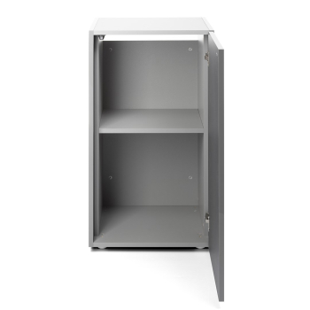 SZAFKA GLOSSY CUBE 50 SZARA