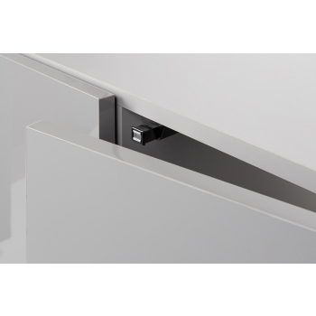 SZAFKA GLOSSY 150 SZARA